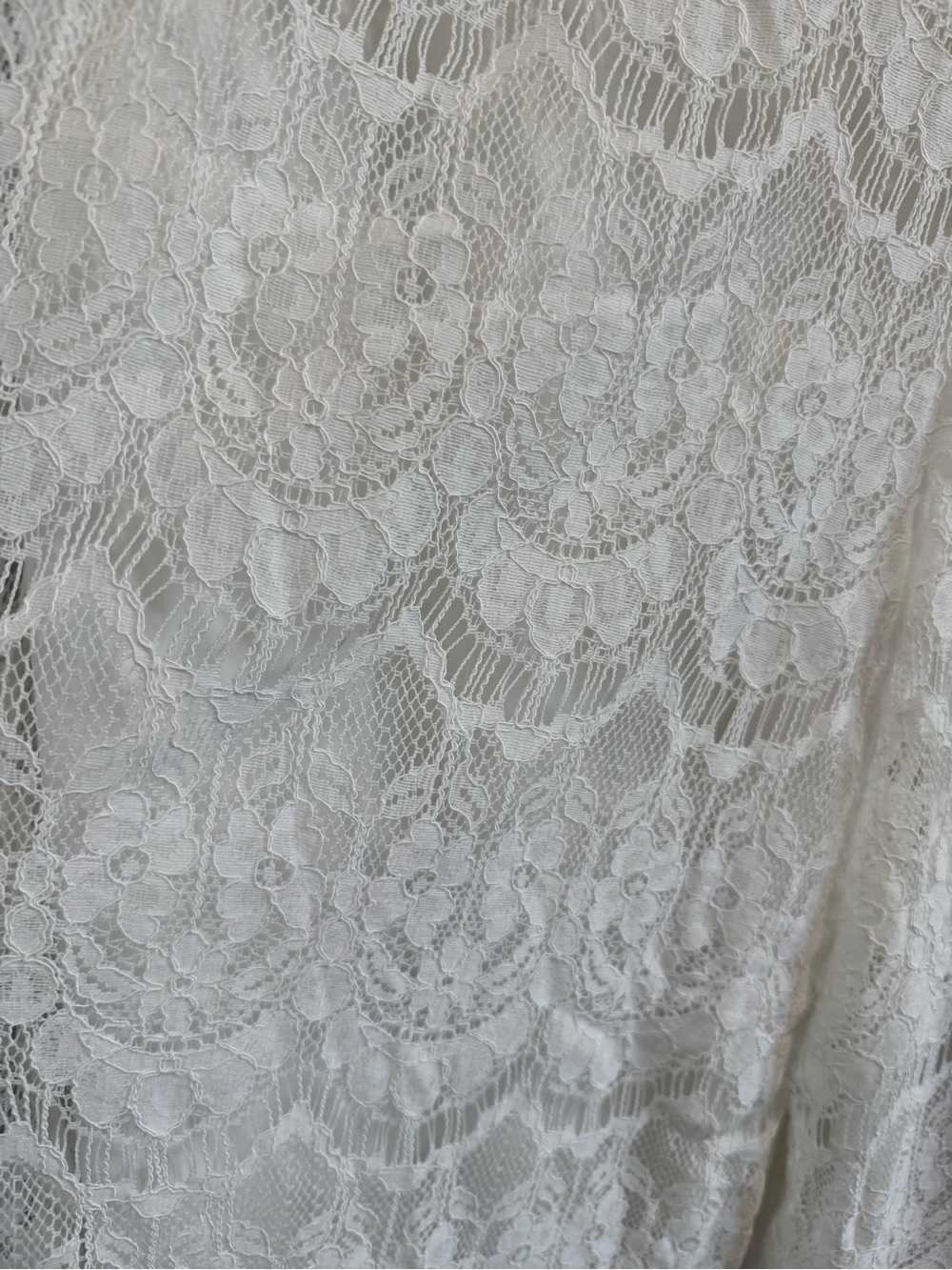 DB Studio Elegant Lace Wide-Leg Bridal Jumpsuit 22W NEW $279 - Picture 4 of 7